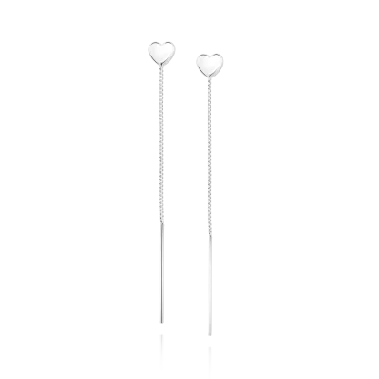 Aros aguja corazón