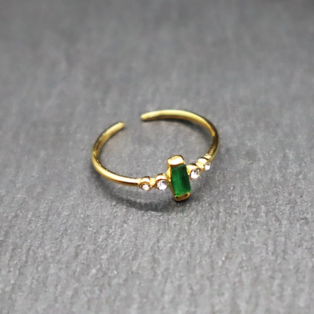 Anillo esmeralda Aurora
