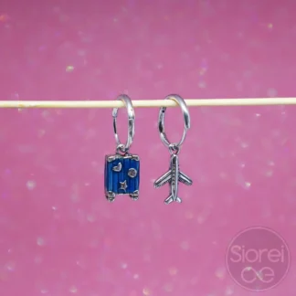 Aros maleta y avión