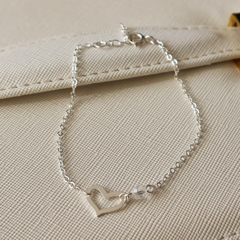 AROS CORAZÓN CRISTAL SWAROVSKI PLATA 925
