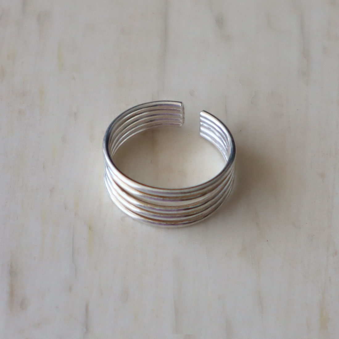 Anillo Midi 5 lineas 2 Anillo Midi 5 lineas - Imagen 2