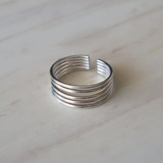 Anillos para ellas 2 Anillo Midi 5 lineas