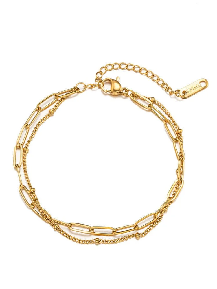 Pulsera geométrica doble 3 Pulsera geométrica doble - Imagen 3