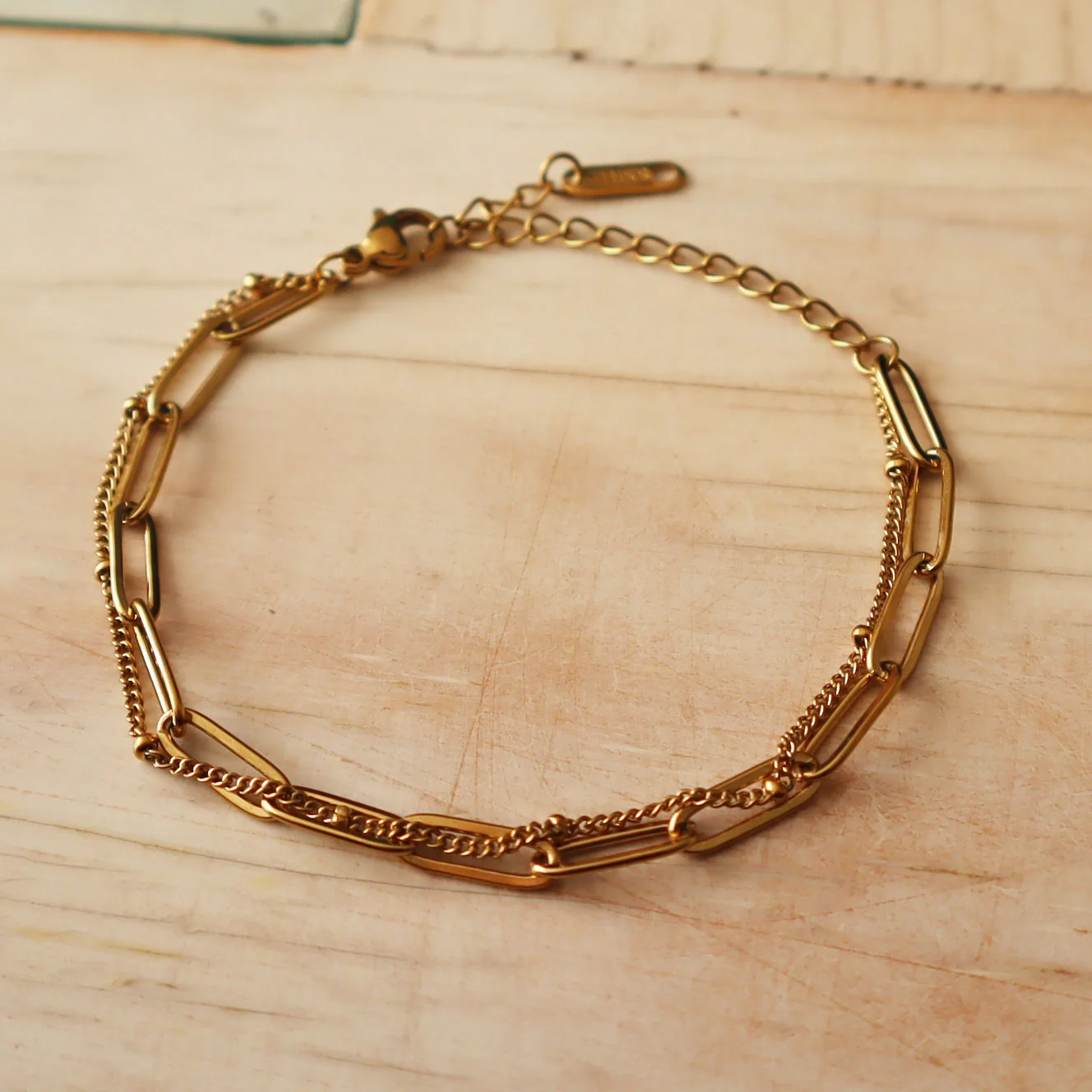 Pulsera geométrica doble 6 Pulsera geométrica doble - Imagen 6